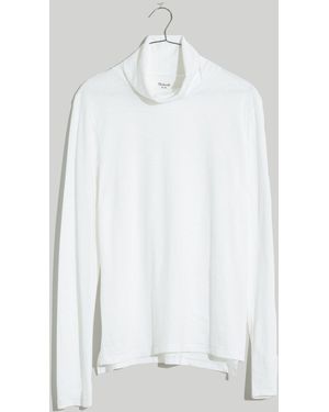MW Whisper Cotton Turtleneck - White