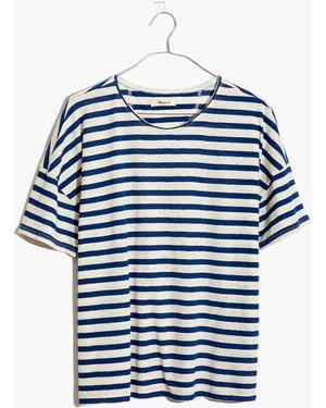 MW Raw-Edged Hangout Tee - Blue