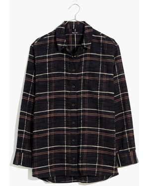MW Slub Flannel Sunday Shirt - Black