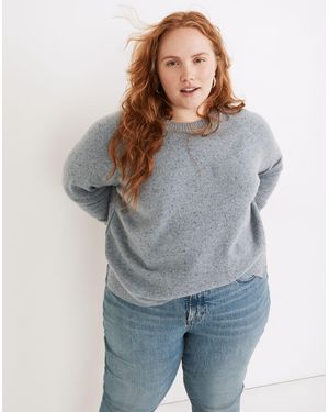 MW Plus Donegal (Re)Sourced Cashmere Crewneck Jumper - Grey