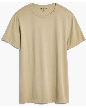 MW Garment-Dyed Allday Crewneck Tee - White