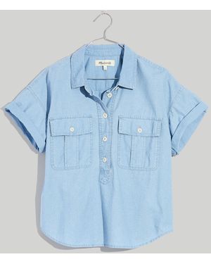 MW Safari Popover Shirt - Blue