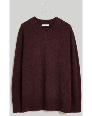 MW (Re)Generative Wool V-Neck Jumper - Purple