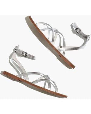 MW The Boardwalk Skinny-Strap Sandal - White