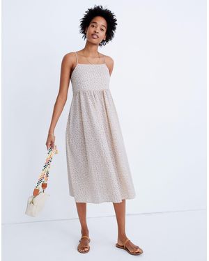 MW Cami Tie-Strap Sundress - White