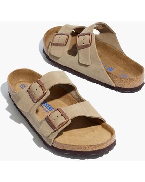 MW Birkenstock&Reg; Suede Arizona Sandals - Brown