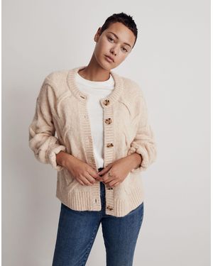 MW Cable Ashmont Cardigan Jumper - Natural