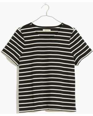 MW Luxe Boxy-Crop Tee - Black