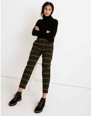MW Curvy Corduroy Pull-On Mid-Rise Jogger Trousers - Black