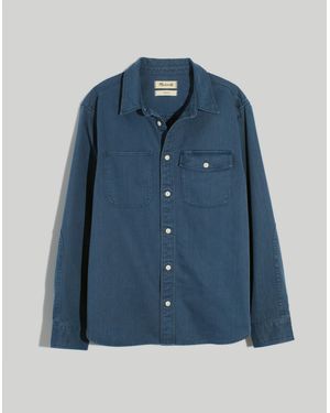 MW Garment-Dyed Work Shirt - Blue