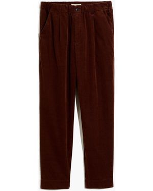 MW Curvy Corduroy Pull-On Mid-Rise Jogger Trousers - Multicolour