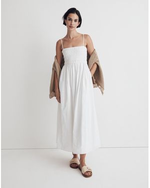 MW Theo Sleeveless Midi Dress - White