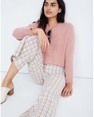 MW Tall Emmett Wide-Leg Crop Trousers - White