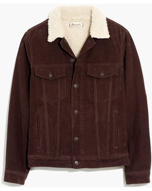 MW Sherpa Classic Jean Jacket: Corduroy Edition - Black