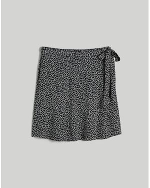 MW Wrap Mini Skirt - Blue