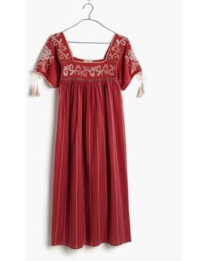 Madewell Ulla Johnson™ Embroidered Tunic Dress