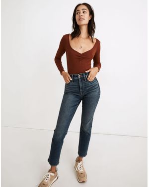MW The Petite Curvy Perfect Vintage Jean - Blue