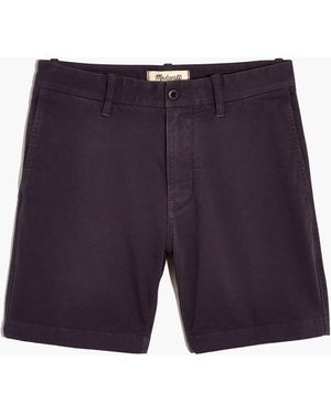 MW "7" Chino Shorts" - Blue