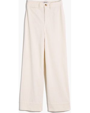 MW Emmett Wide-Leg Crop Trousers - White