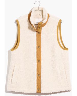 MW Addition Sherpa Vest - White