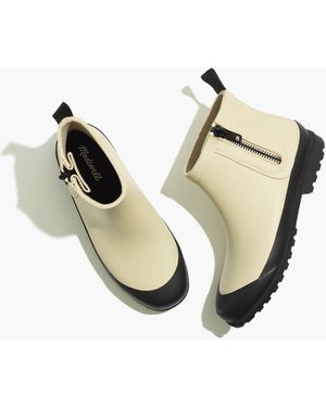 MW The Zip-Up Lugsole Rain Boot - Metallic