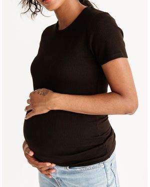 MW Storq Two-Pack Maternity Rib Tees - Black