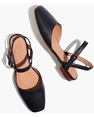 MW The Jeanne Slingback Flat - White
