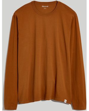 MW Garment-Dyed Allday Crewneck Tee - Blue