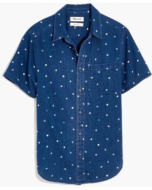 MW Perfect Short-Sleeve Shirt - Blue