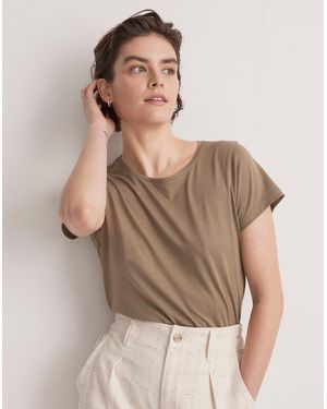 MW Drapey Crewneck Tee - Natural
