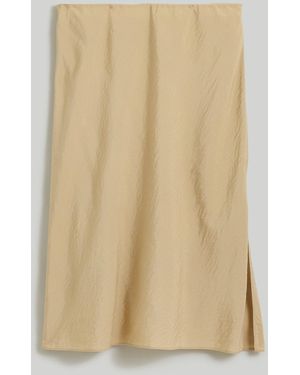 MW The Layton Midi Slip Skirt - Natural