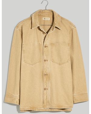 MW Denim Shirt-Jacket: Botanical Yarn-Dye Edition - Natural
