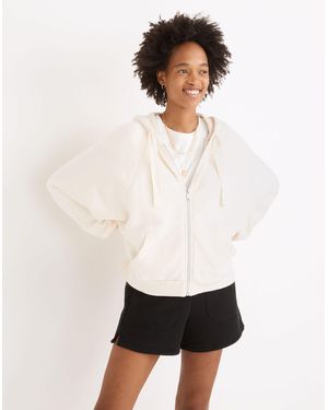 MW L Airyterry Cocoon Hoodie Sweatshirt - White