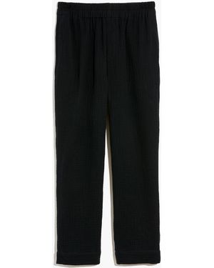 MW Plus Lightspun Tapered Huston Pull-On Crop Trousers - White