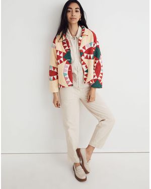 MW Carleen Quilted Beau Raglan Jacket - White