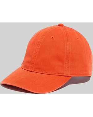 MW Organic Cotton Broken-In Baseball Cap - Orange