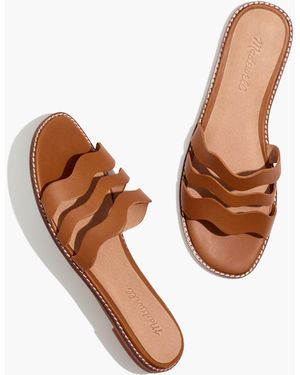 MW The Wave Slide Sandal - White