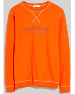 MW Madewell X Ace Rivington Logo Sweatshirt - Orange