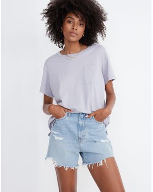 MW Softfade Cotton Oversized Tee - White