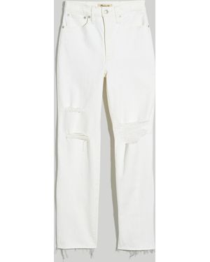 MW The Tall Perfect Vintage Straight Jean - White