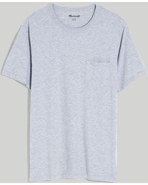 MW Garment-Dyed Allday Crewneck Pocket Tee - Grey
