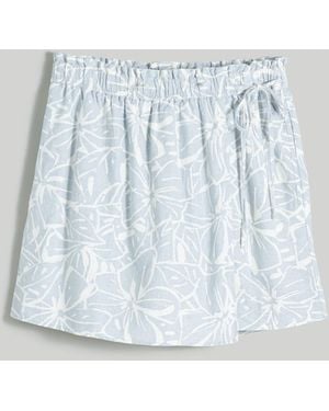MW Tie-Waist Skort - Grey