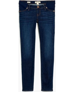 MW Maternity Side-Panel Skinny Jeans - Blue