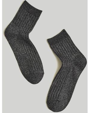 MW Shimmer Ankle Socks - Metallic