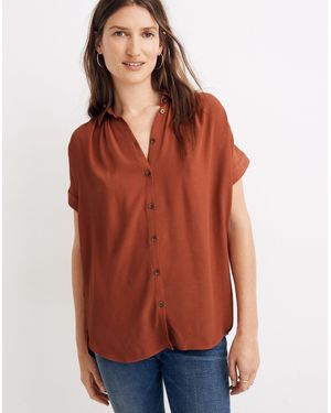 MW Central Drapey Shirt - Red
