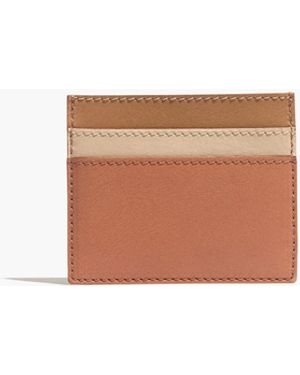 MW The Leather Card Case: Colourblock Edition - White