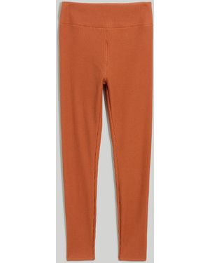 MW "Plus L Superribbed High-Rise 25 1/2" Leggings" - White