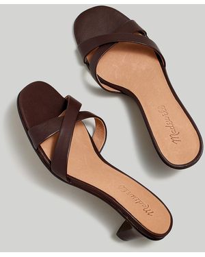 MW The Rachelle Kitten-heel Sandal - Brown