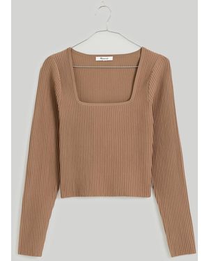 MW Ottoman Pullover Crop Jumper - Natural