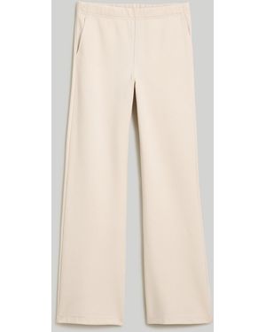 MW Ponte Wide-Leg Pants - Natural
